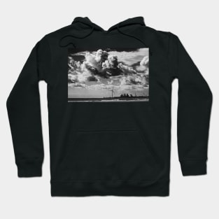 Big Monochrome Sky Hoodie